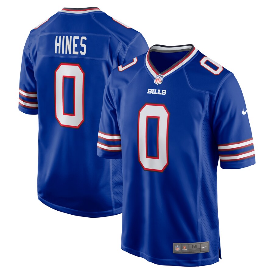 Men's Buffalo Bills Nyheim Hines Nike Royal Game Player Jersey - Puhuasuan