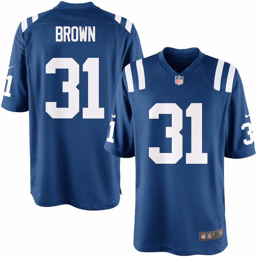 Nike Youth Indianapolis Colts Donald Brown Team Color Game Jersey - Puhuasuan