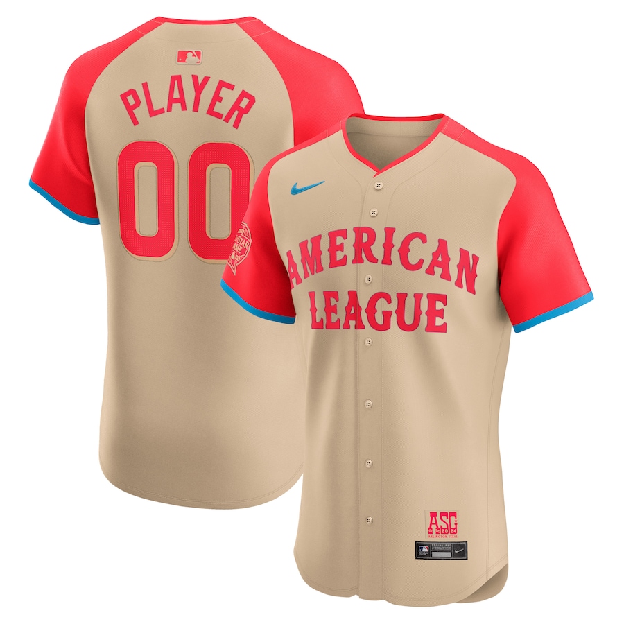 Men's American League  Nike Cream 2024 MLB All-Star Game Elite Pick-A-Player Jersey - Puhuasuan