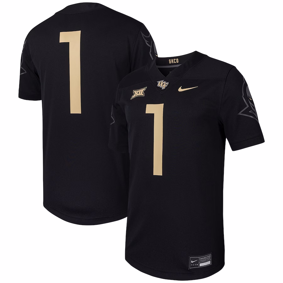 #1 UCF Knights Nike Untouchable Football Replica Jersey - Black - Puhuasuan