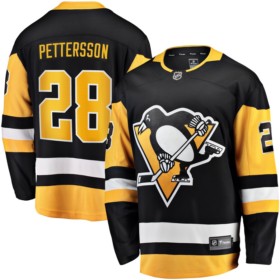 Marcus Pettersson Pittsburgh Penguins Fanatics Branded Home Breakaway Player Jersey - Black - Puhuasuan