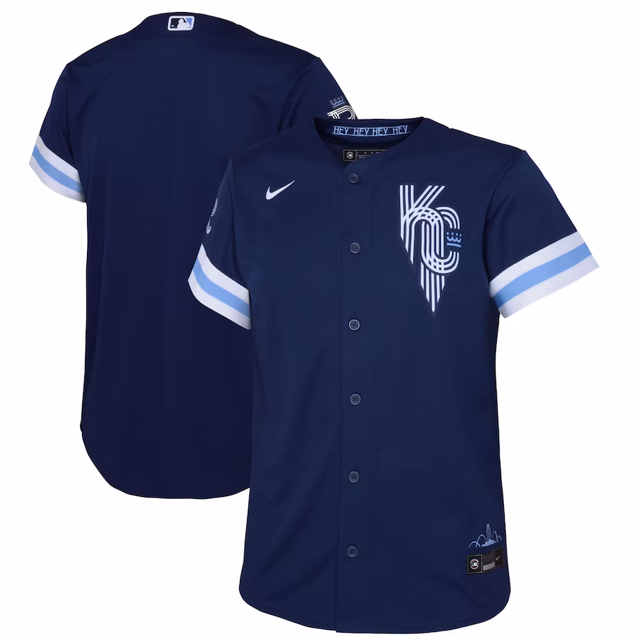 Preschool Kansas City Royals Nike Navy City Connect Replica Jersey - Puhuasuan