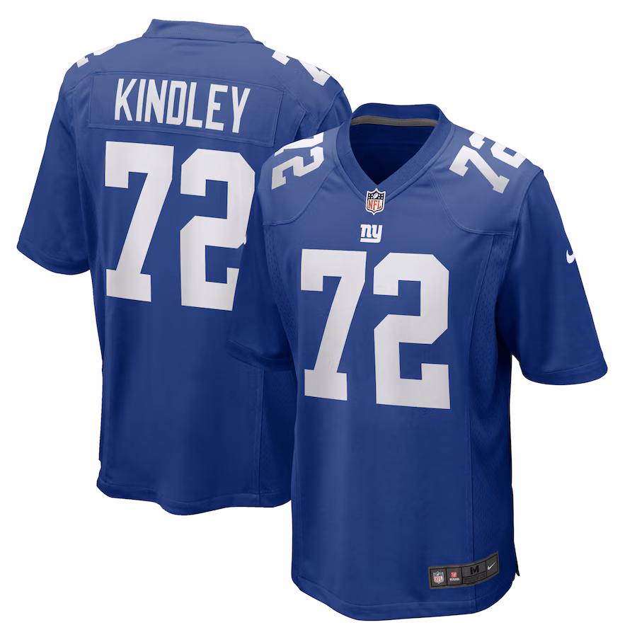 Men's New York Giants Solomon Kindley Nike Royal Home Game Player Jersey - Puhuasuan
