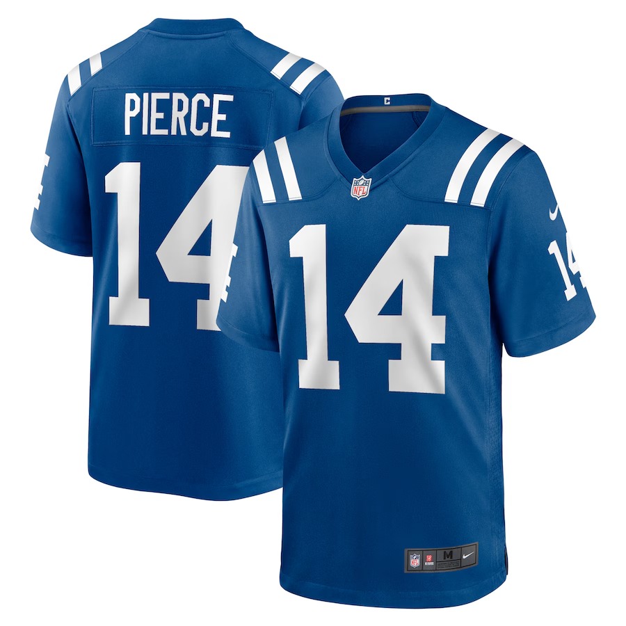 Men's Indianapolis Colts Alec Pierce Nike Royal Player Game Jersey - Puhuasuan