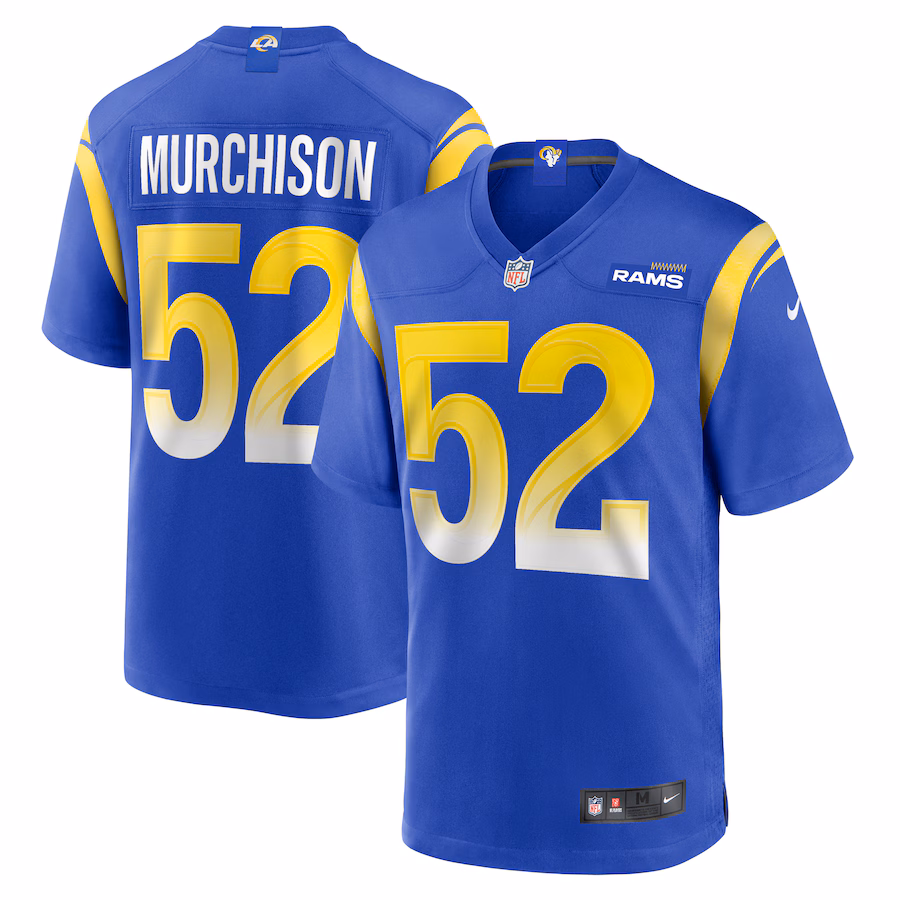 Men's Los Angeles Rams Larrell Murchison Nike  Royal Team Game Jersey - Puhuasuan