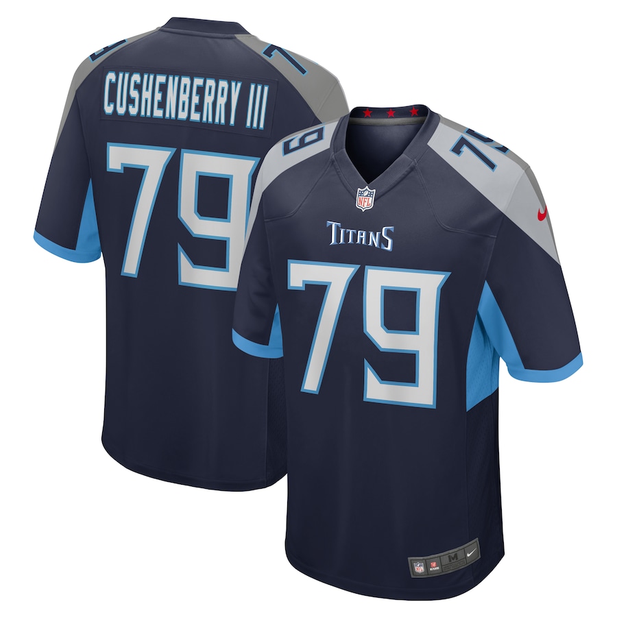 Men's Tennessee Titans Lloyd Cushenberry III Nike Navy Game Jersey - Puhuasuan