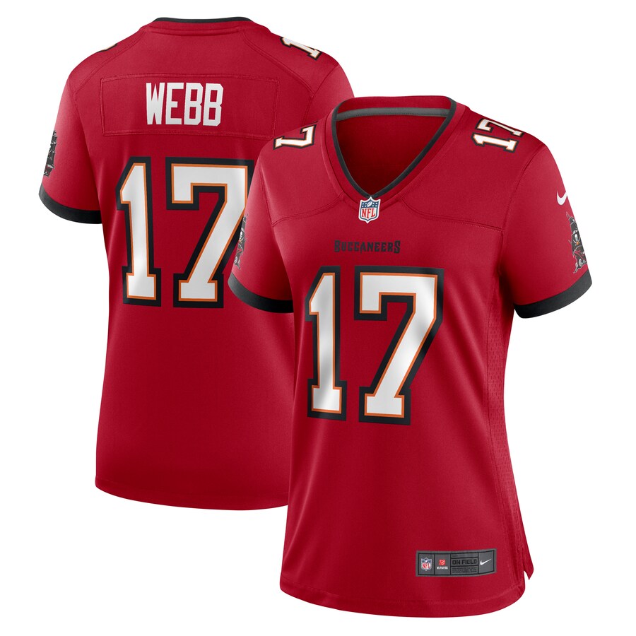 Women's Tampa Bay Buccaneers Raleigh Webb Nike  Red  Game Jersey - Puhuasuan