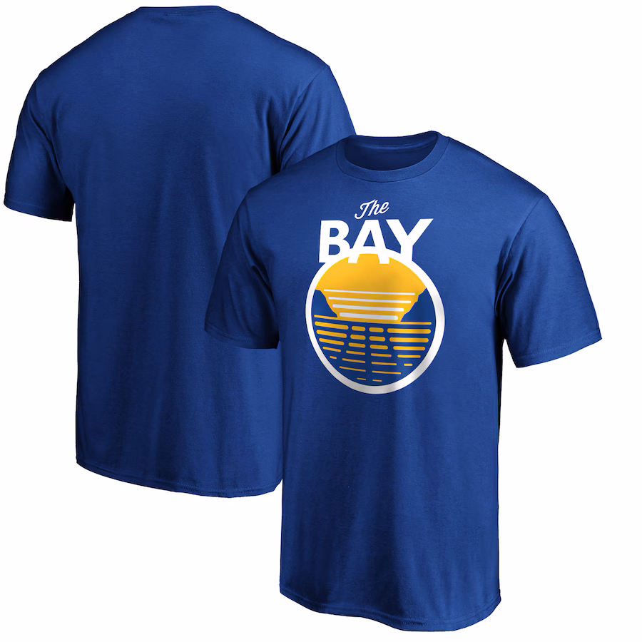 Men's Golden State Warriors Royal The Bay Statement Edition T-Shirt - Puhuasuan