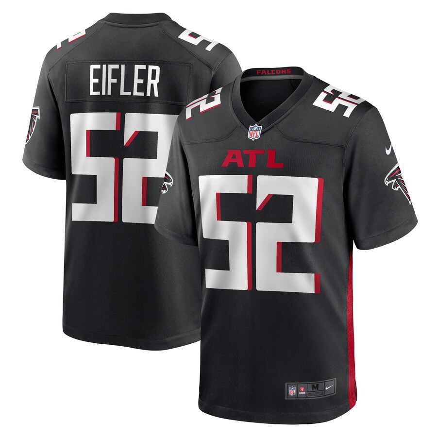 Men's Atlanta Falcons Milo Eifler Nike  Black  Game Jersey - Puhuasuan