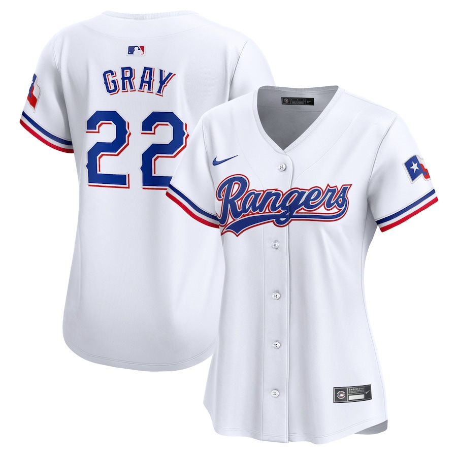 Women's Texas Rangers Jon Gray Nike White Home Limited Player Jersey - Puhuasuan