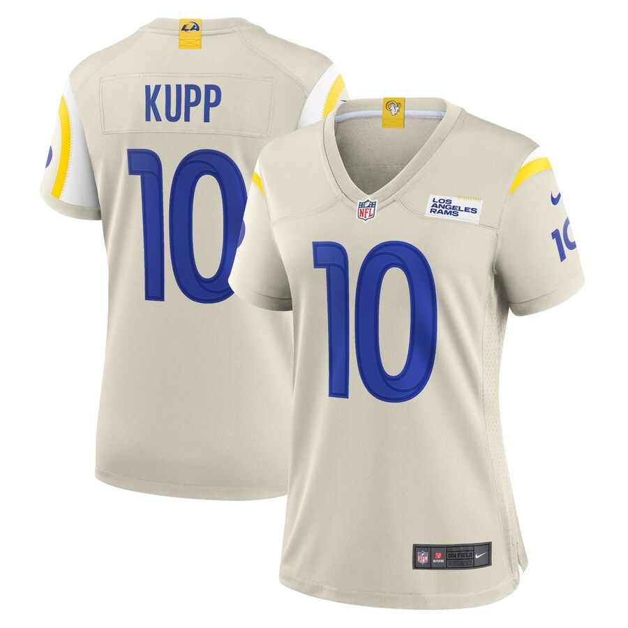 Women's Los Angeles Rams Cooper Kupp Nike Bone Player Game Jersey - Puhuasuan