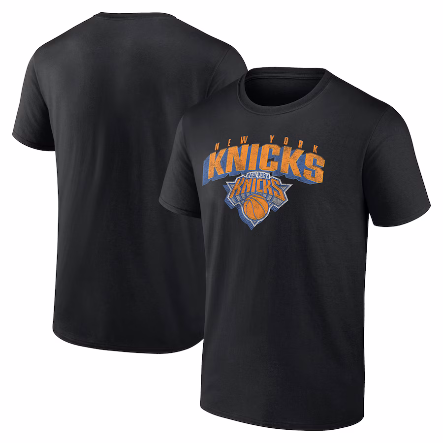 Men's New York Knicks  Black Breakaway Dunk T-Shirt - Puhuasuan