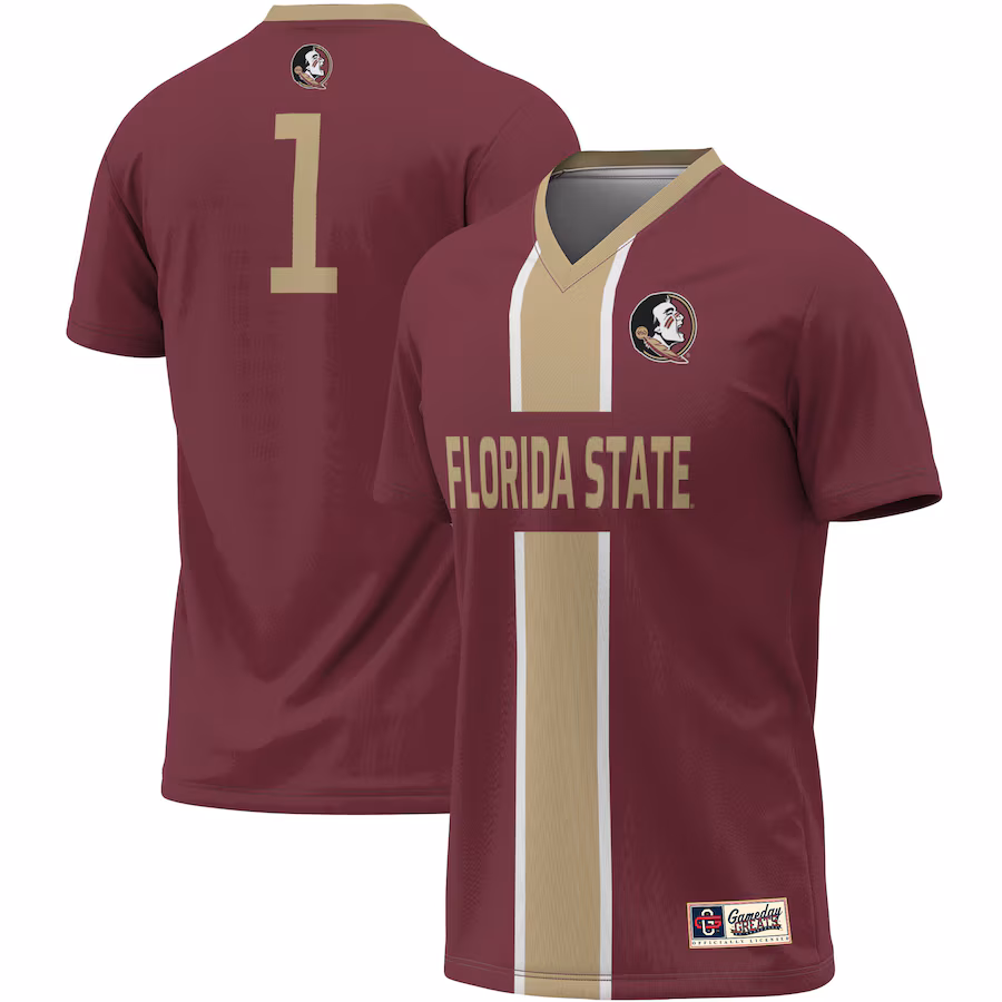 Unisex ProSphere #1 Garnet Florida State Seminoles Lightweight Soccer Jersey - Puhuasuan