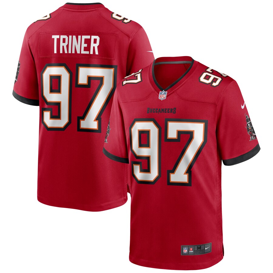 Men's Tampa Bay Buccaneers Zach Triner Nike Red Game Jersey - Puhuasuan