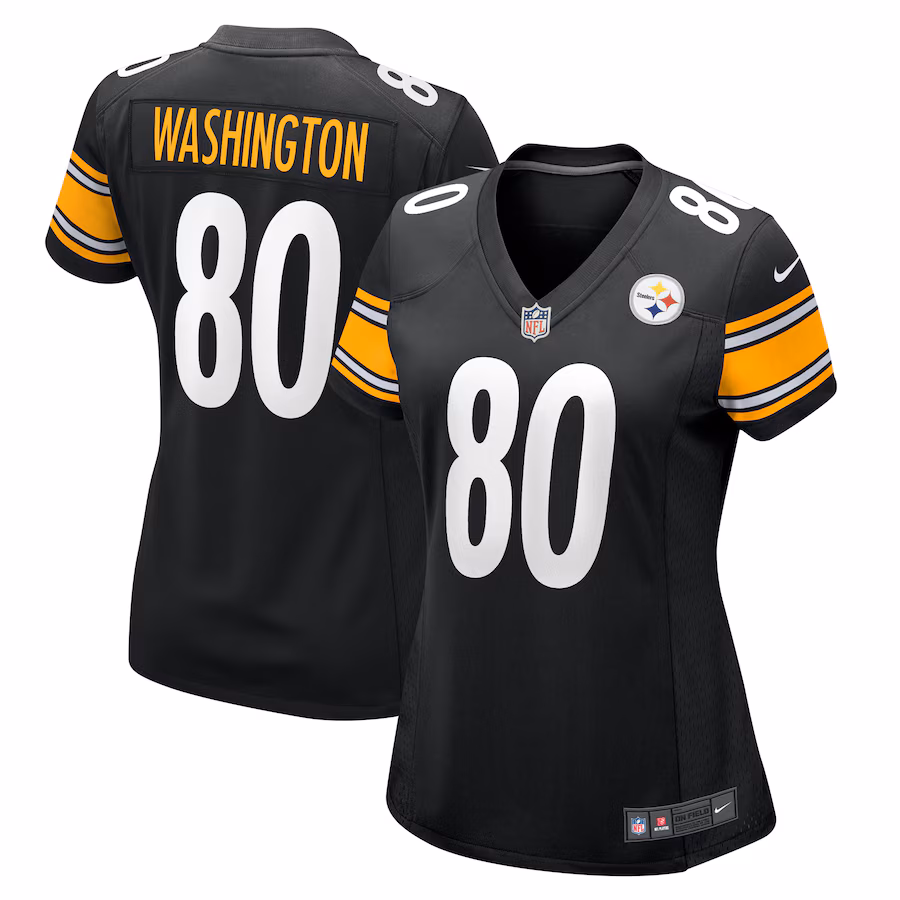 Women's Pittsburgh Steelers Darnell Washington Nike  Black  Game Jersey - Puhuasuan