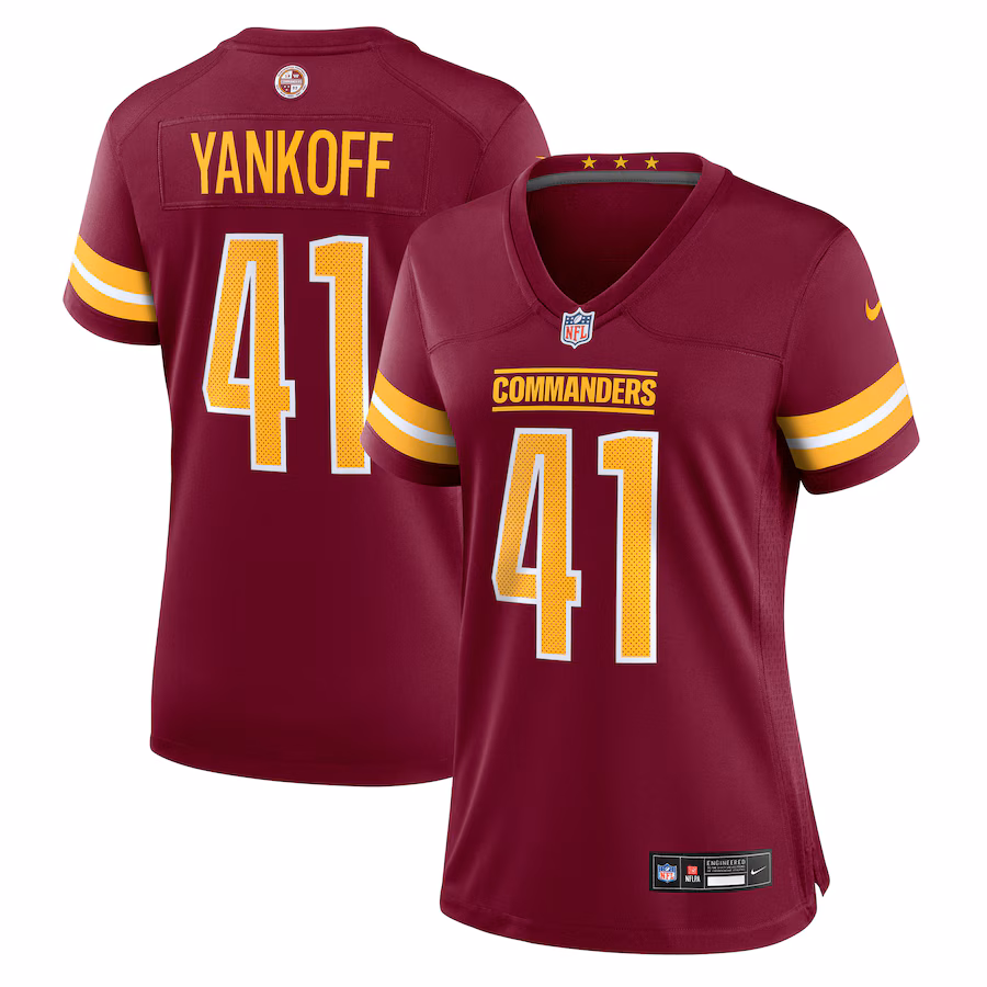 Women's Washington Commanders Colson Yankoff Nike Burgundy Game Jersey - Puhuasuan