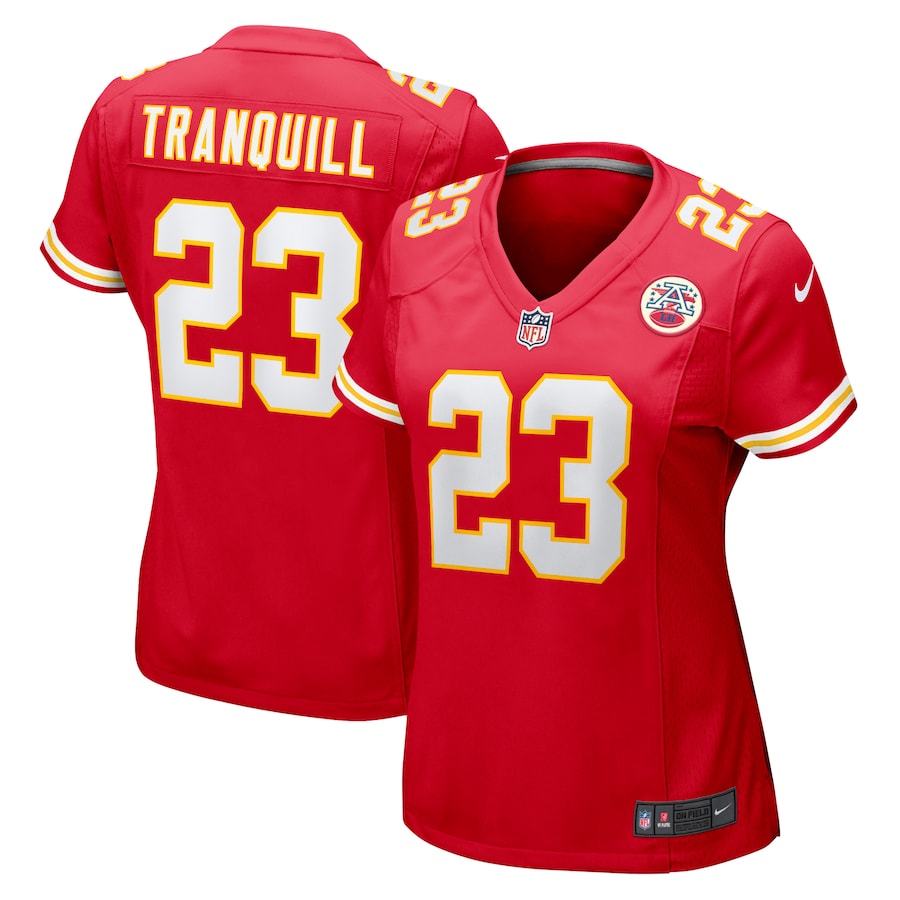 Women's Kansas City Chiefs Drue Tranquill Nike Red Game Player Jersey - Puhuasuan