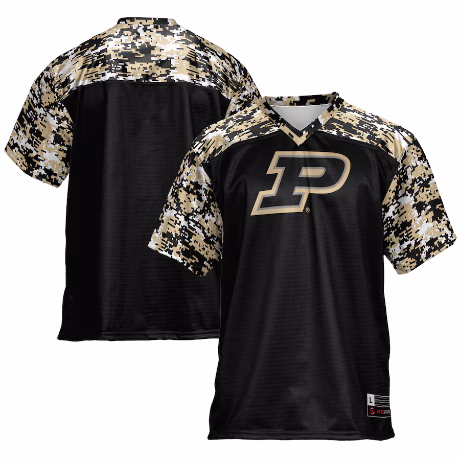 Men's GameDay Greats Black Purdue Boilermakers Football Jersey - Puhuasuan