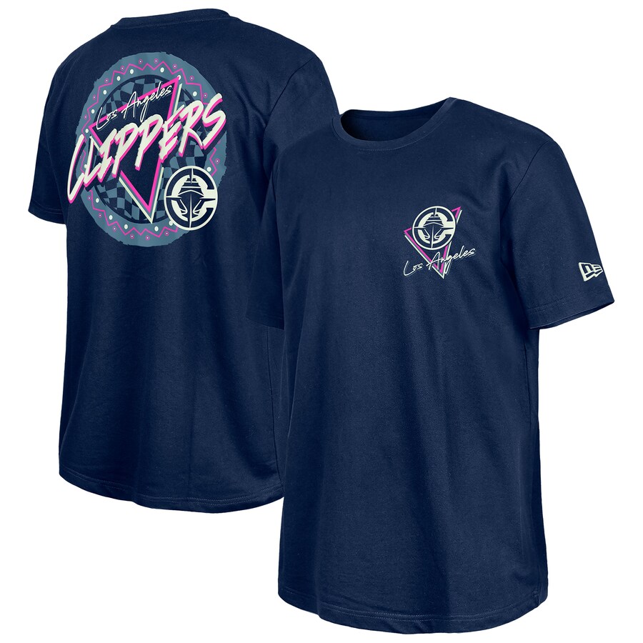 LA Clippers  New Era Navy Glow-in-the-Dark T-Shirt - Puhuasuan
