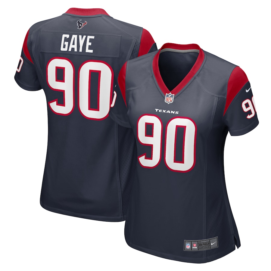 Women's Houston Texans Ali Gaye Nike  Navy Team Game Jersey - Puhuasuan