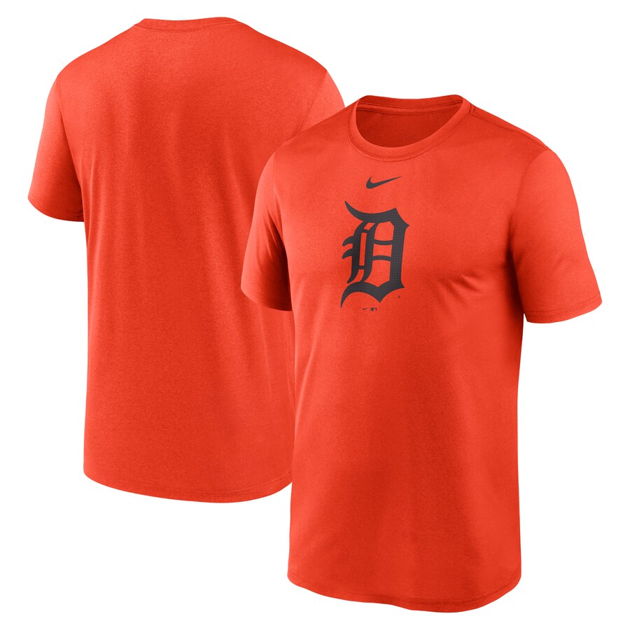 Men's Detroit Tigers Nike Orange Legend Fuse Large Logo Performance T-Shirt - Puhuasuan
