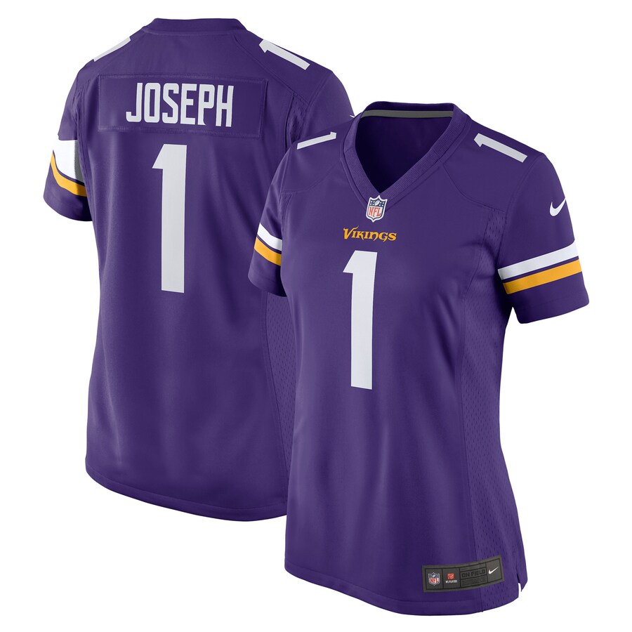 Women's Minnesota Vikings Greg Joseph Nike Purple Game Jersey - Puhuasuan