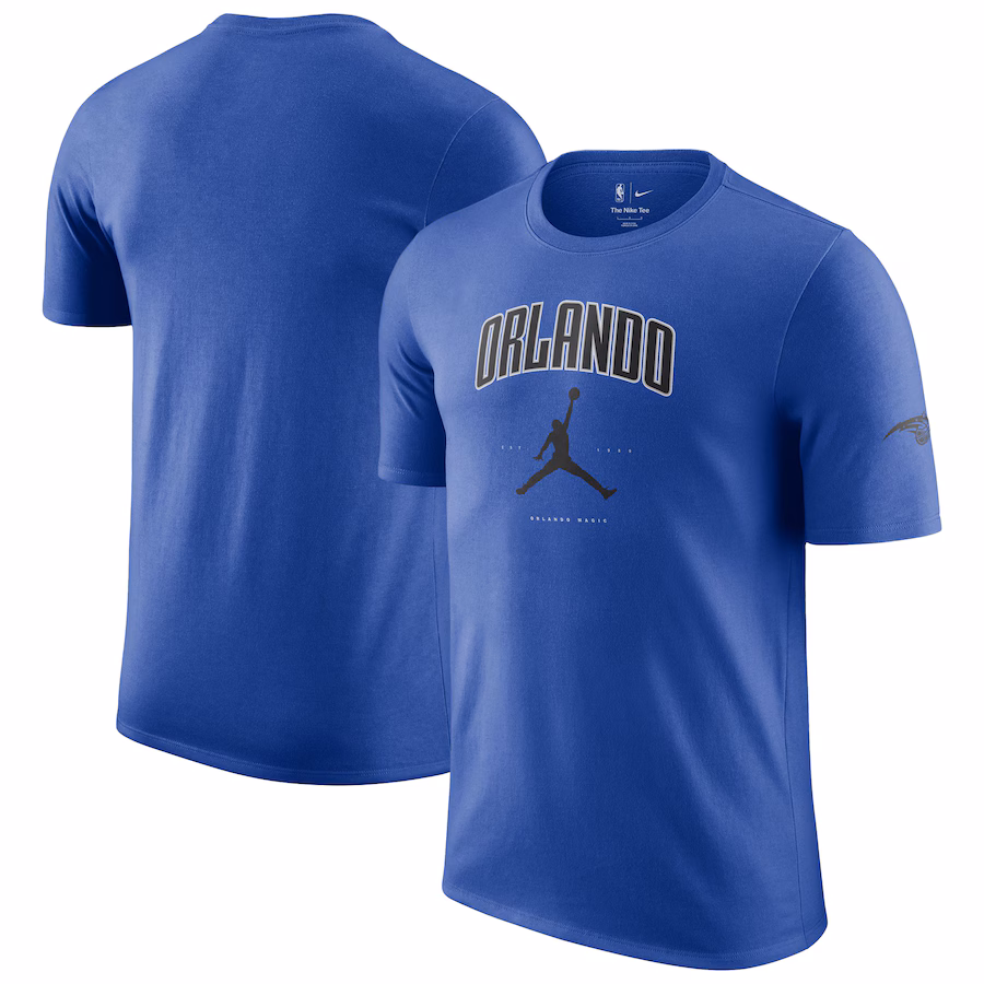 Unisex Orlando Magic Jordan Brand Blue Essential Cities T-Shirt - Puhuasuan