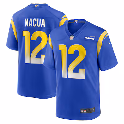Youth Los Angeles Rams Puka Nacua Nike Royal Game Player Jersey - Puhuasuan