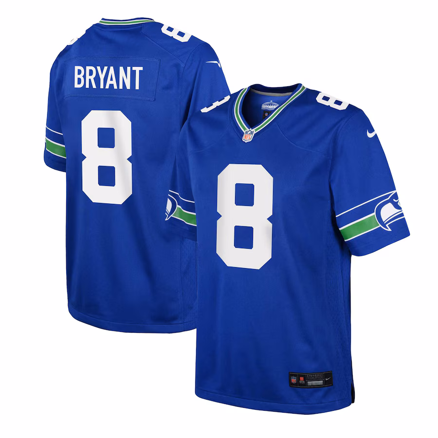 Youth Seattle Seahawks Coby Bryant Nike Royal Alternate Player Game Jersey - Puhuasuan