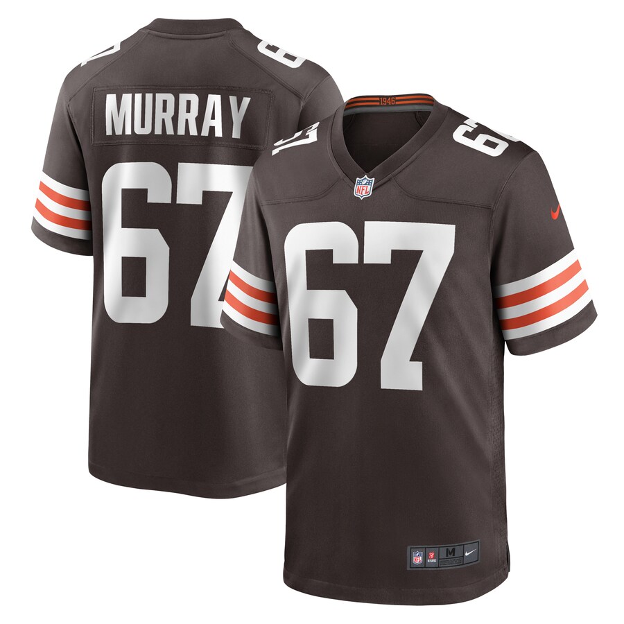 Men's Cleveland Browns Justin Murray Nike  Brown Team Game Jersey - Puhuasuan
