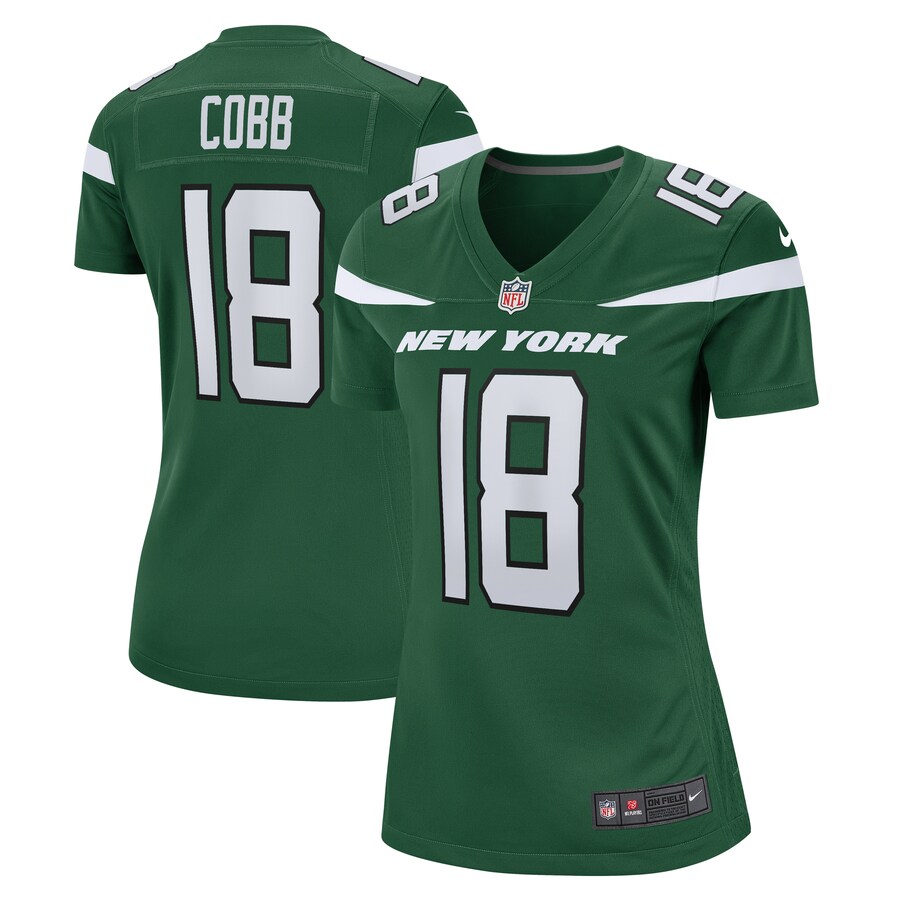 Women's New York Jets Randall Cobb Nike Gotham Green  Game Jersey - Puhuasuan