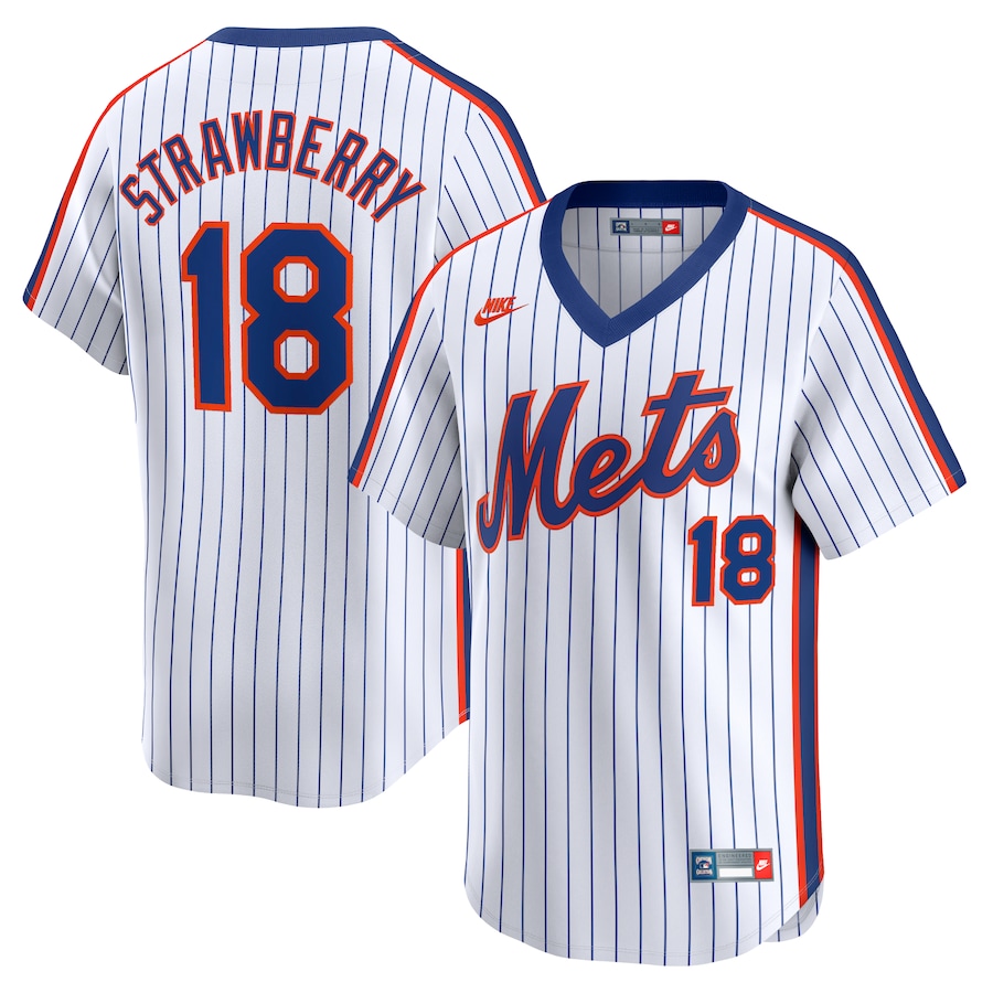 Women's New York Mets Nike Navy Darryl Strawberry Throwback Cooperstown Limited Jersey - Puhuasuan