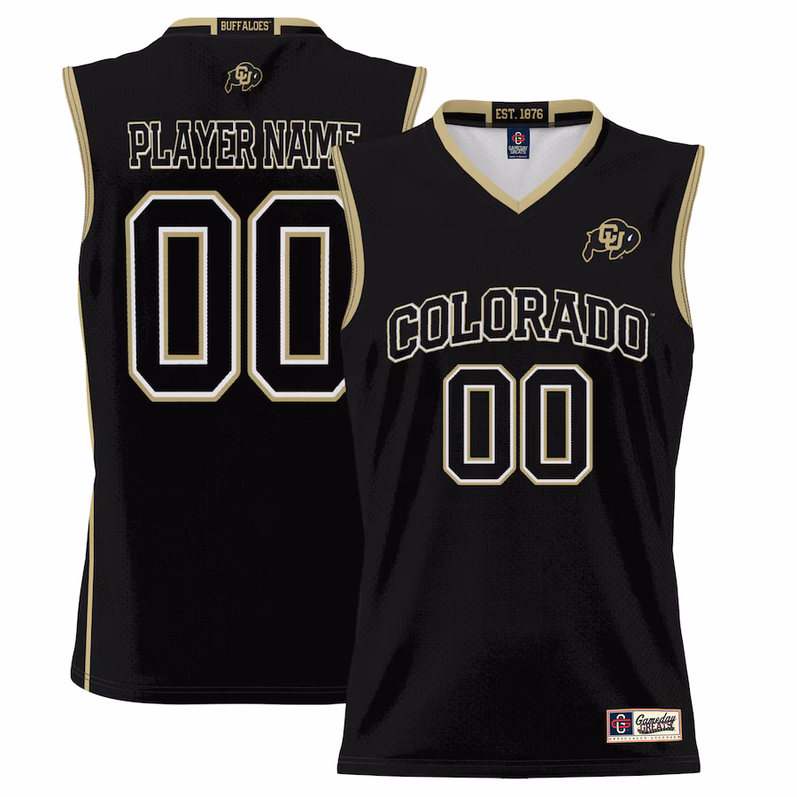 Colorado Buffaloes GameDay Greats Youth NIL Pick-A-Player Lightweight Basketball Jersey - Black - Puhuasuan