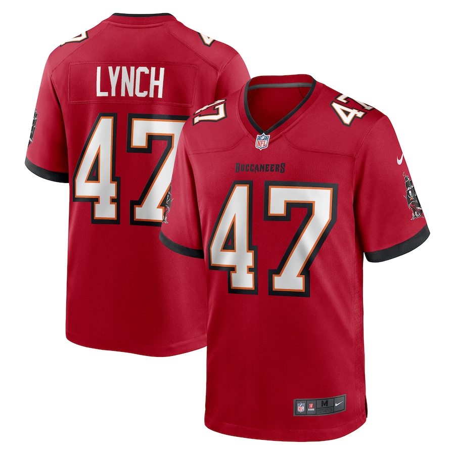 Men's Tampa Bay Buccaneers John Lynch Nike Red Retired Player Game Jersey - Puhuasuan