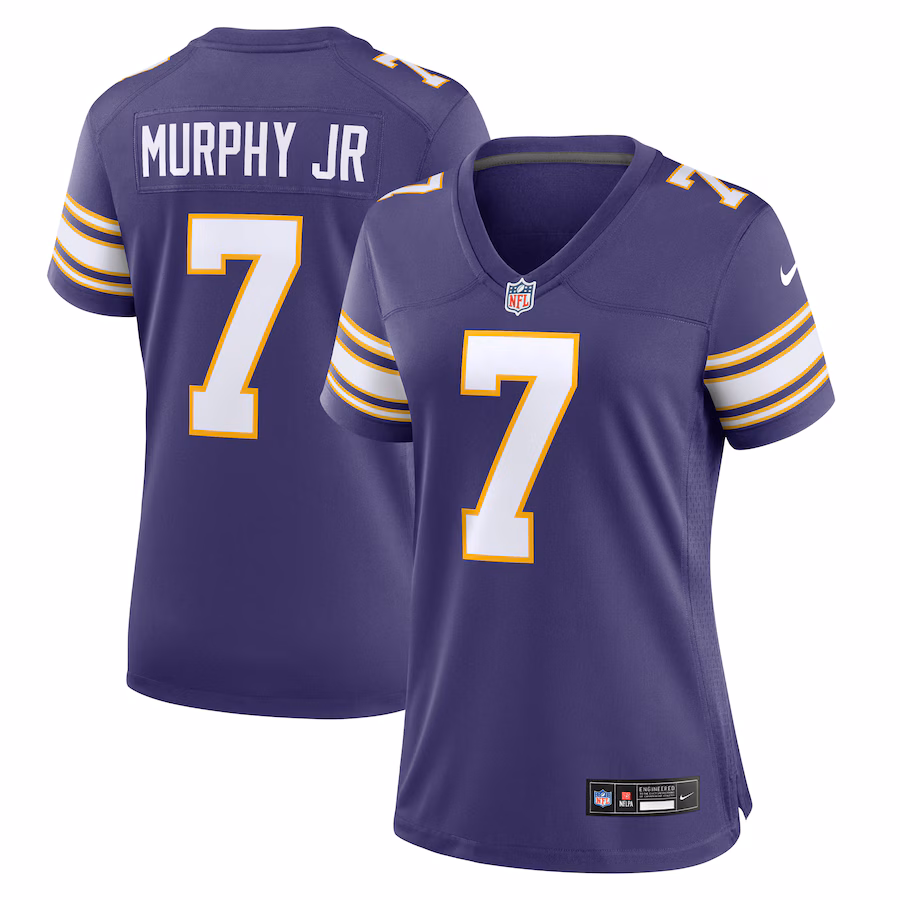 Women's Minnesota Vikings Byron Murphy Jr. Nike Purple Classic Player Game Jersey - Puhuasuan