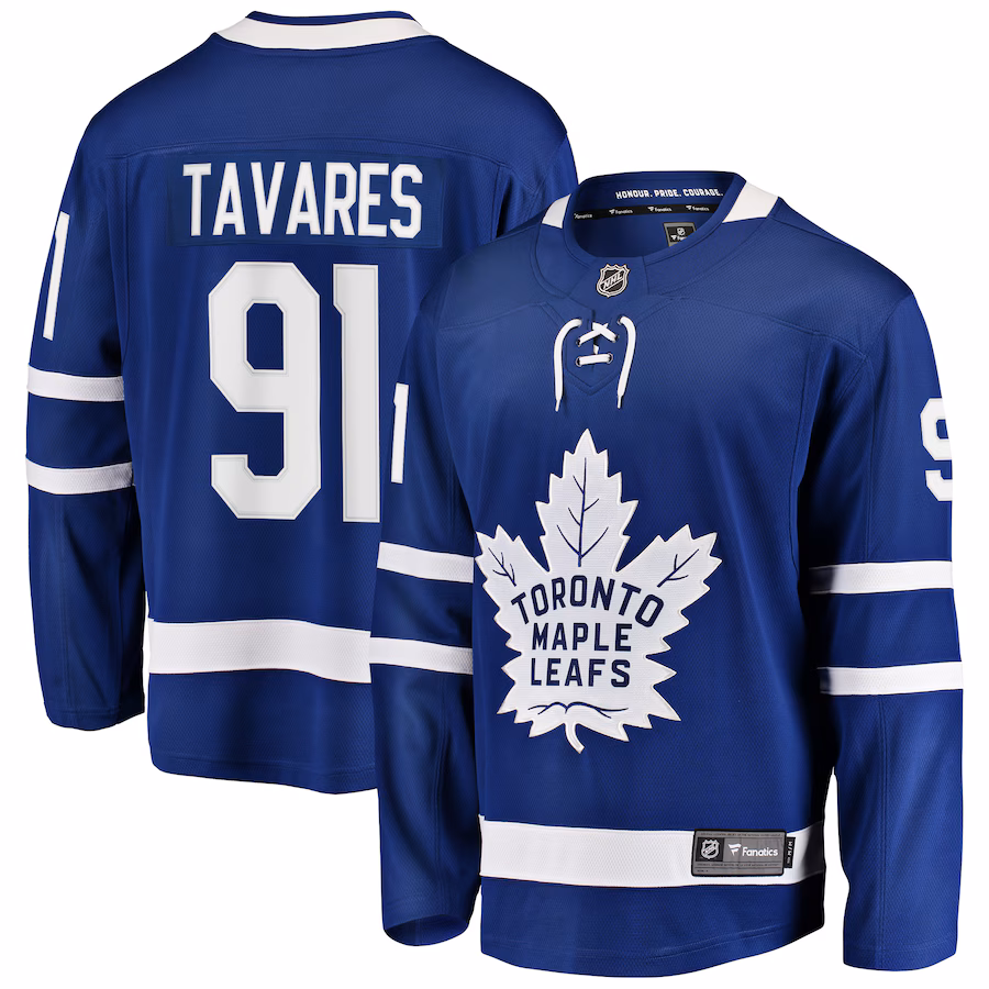 Men's Toronto Maple Leafs John Tavares Fanatics Blue Home Premier Breakaway Player Jersey - Puhuasuan