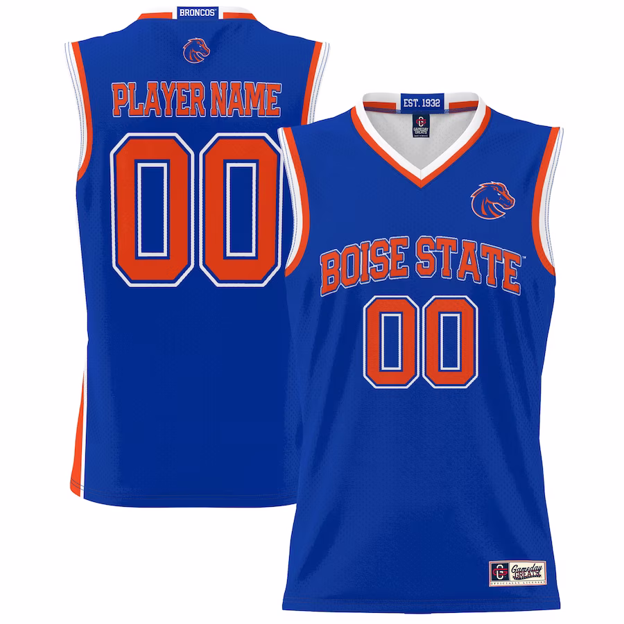 Boise State Broncos GameDay Greats Youth NIL Pick-A-Player Lightweight Women's Basketball Jersey - Royal - Puhuasuan