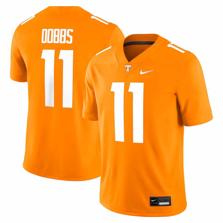 Men's Nike Joshua Dobbs Tennessee Orange Tennessee Volunteers Player Game Jersey - Puhuasuan
