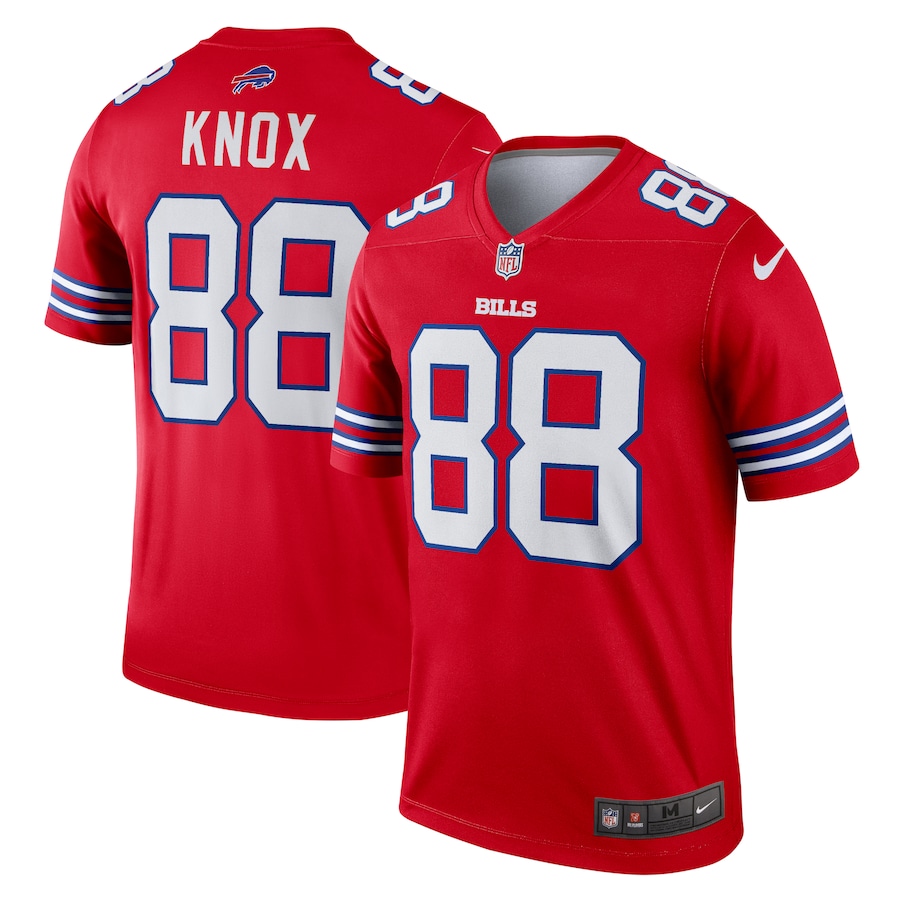 Men's Buffalo Bills Dawson Knox Nike Red Legend Jersey - Puhuasuan