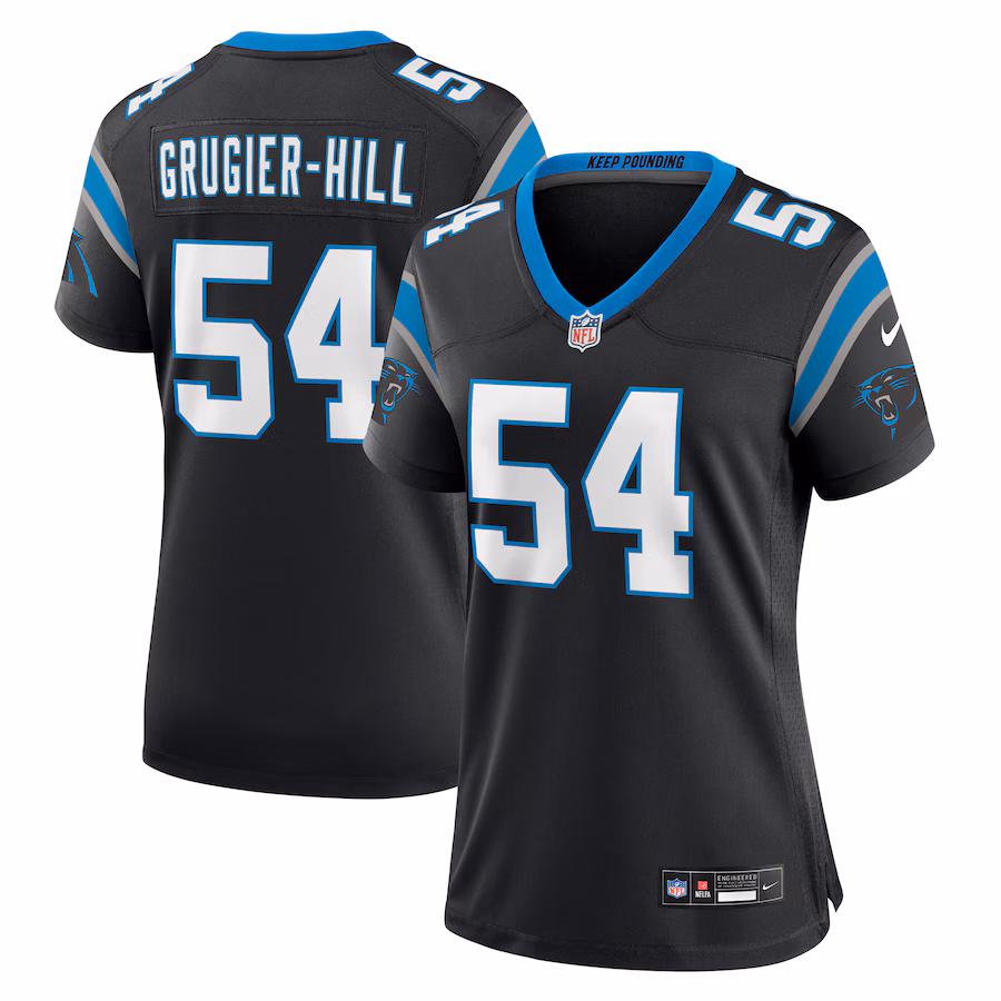 Women's Carolina Panthers Kamu Grugier-Hill Nike Black Game Jersey - Puhuasuan