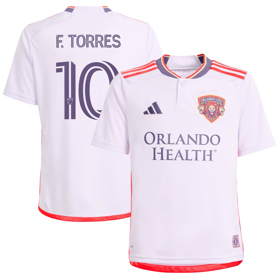Youth Orlando City SC Facundo Torres adidas Purple 2024 Legacy Kit Replica Player Jersey - Puhuasuan