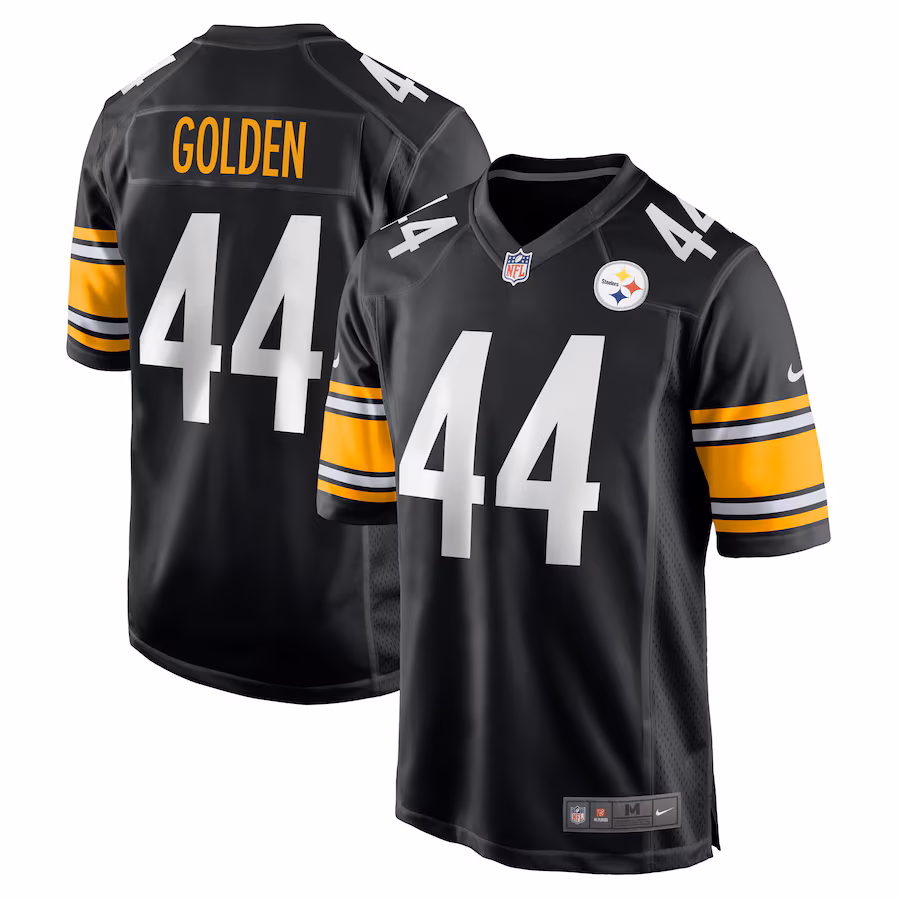 Men's Pittsburgh Steelers Markus Golden Nike  Black  Game Jersey - Puhuasuan