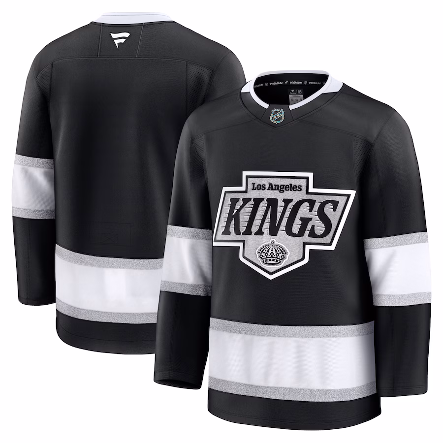 Men's Los Angeles Kings Fanatics Black Home Premium Jersey - Puhuasuan