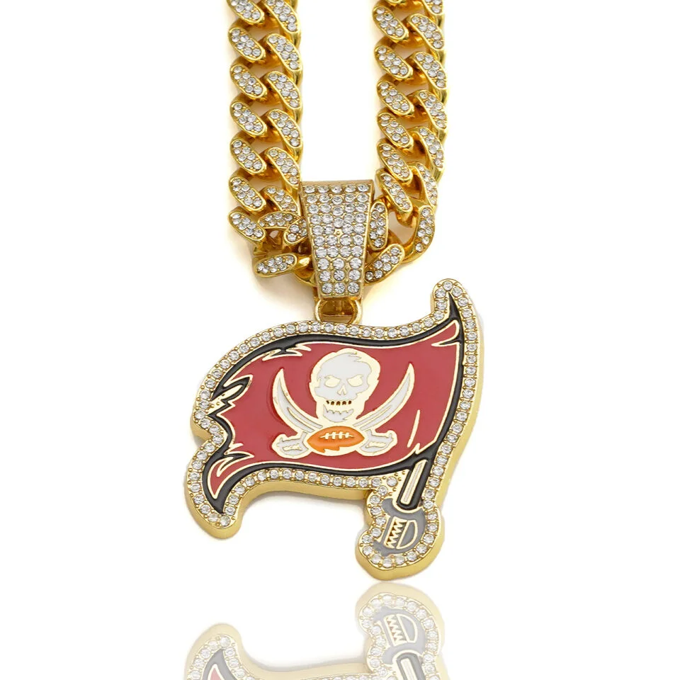 Tampa Bay Buccaneers Football Necklace for Fans - Puhuasuan
