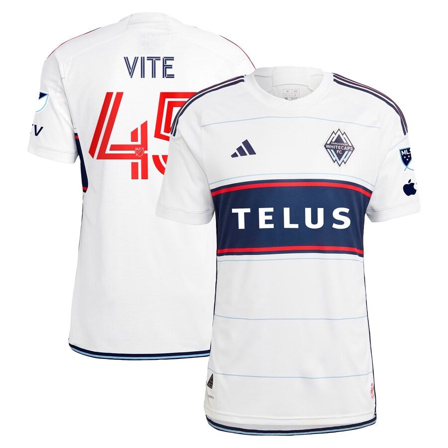 Men's Vancouver Whitecaps FC Pedro Vite adidas White 2023 Bloodlines Authentic Player Jersey - Puhuasuan