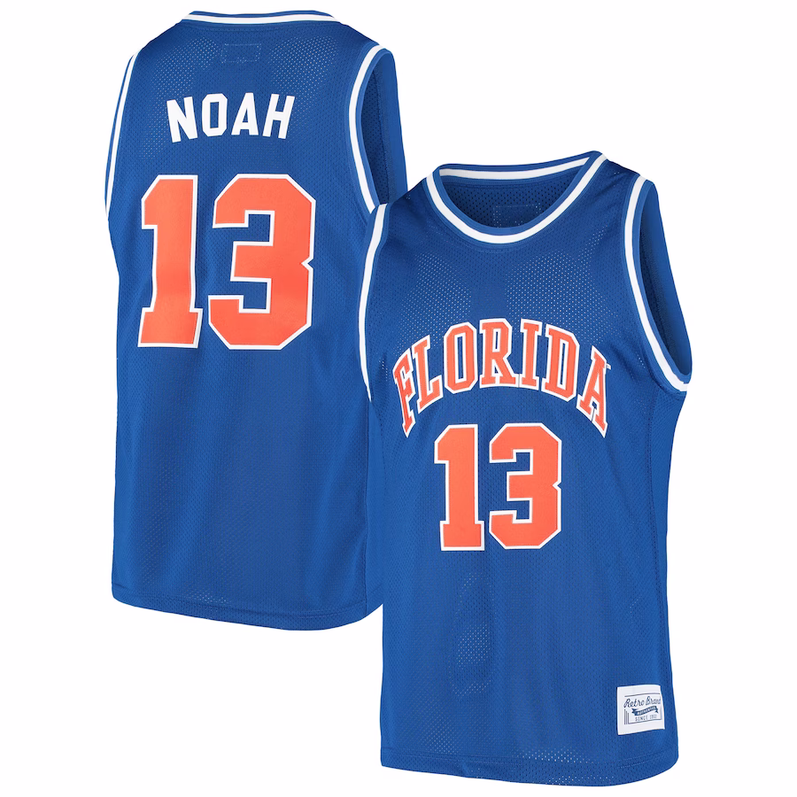 Joakim Noah Florida Gators Original Retro Brand Alumni Basketball Jersey - Royal - Puhuasuan
