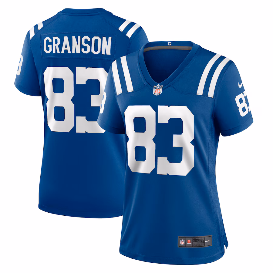 Women's Indianapolis Colts Kylen Granson Nike Royal Game Jersey - Puhuasuan