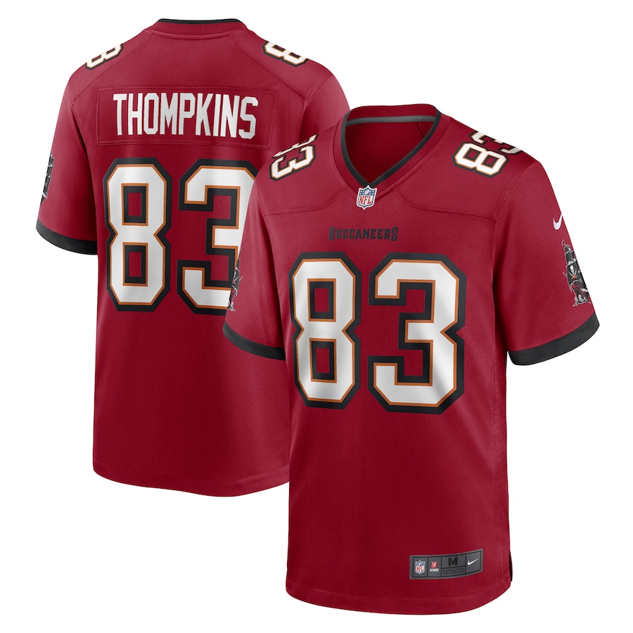 Men's Tampa Bay Buccaneers Deven Thompkins Nike Red Game Player Jersey - Puhuasuan
