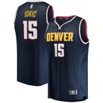 Men's Denver Nuggets Nikola Jokic Fanatics Navy Fast Break Player Jersey - Icon Edition - Puhuasuan
