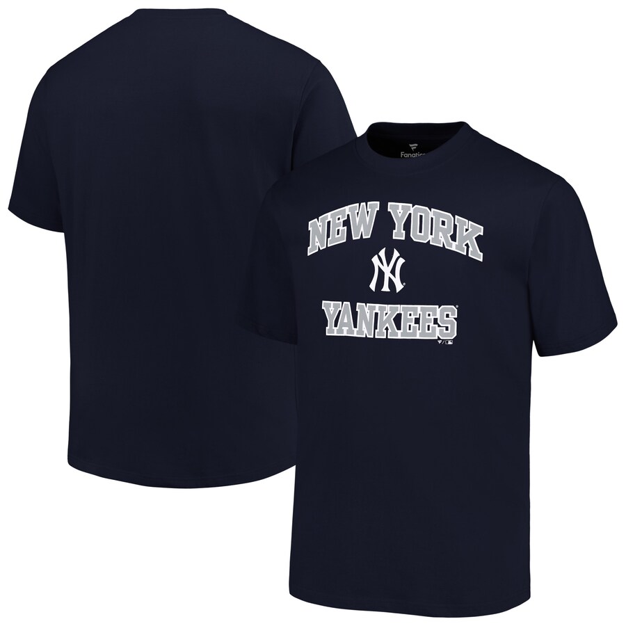 Men's New York Yankees Profile Navy Big & Tall Heart & Soul T-Shirt - Puhuasuan